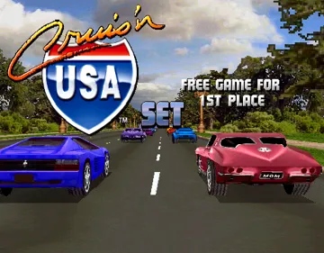 Cruis'n USA (rev L2.1) screen shot title